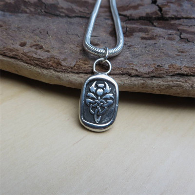 Celtic Thistle Pendant - Handmade By AOL Special