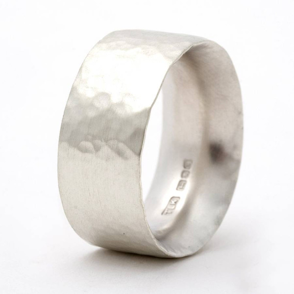 Chunky Hammered Ring - Handmade By AOL Special