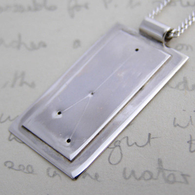 Sterling Silver Constellation Necklace - Handmade By AOL Special