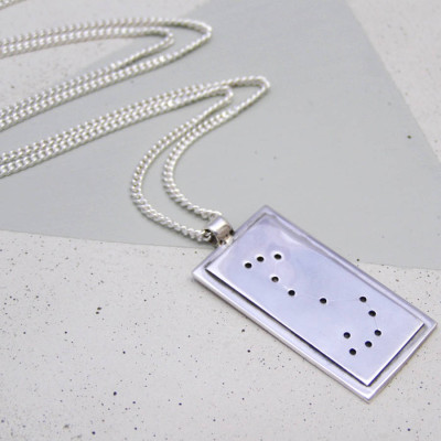 Sterling Silver Constellation Necklace - Handmade By AOL Special