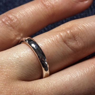 Sterling Silver Halo Wedding Band - Handmade By AOL Special