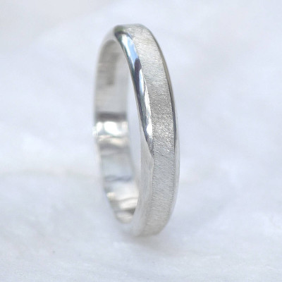 Diamond Cut Textured Sterling Silver Ring - Handmade By AOL Special