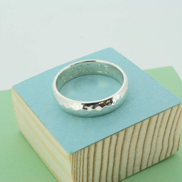Mens Personalized Gunwalloe Ring - Handmade By AOL Special