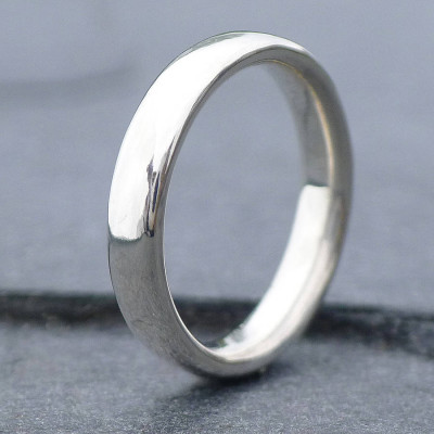 Handmade Comfort Fit Silver Ring - Handmade By AOL Special