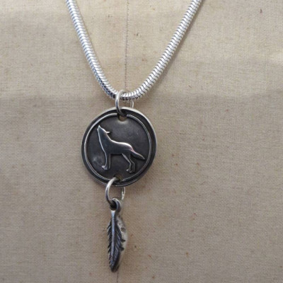 Howling Moon Pendant - Handmade By AOL Special