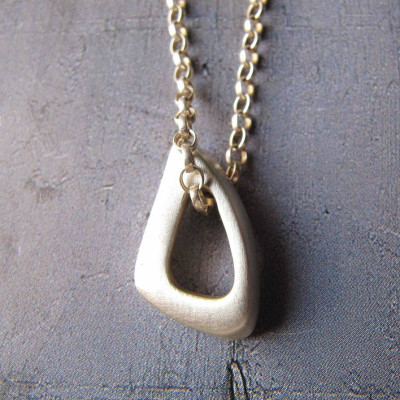 Infinity Triangle Necklace - Handmade By AOL Special