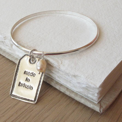 Personalized Silver Designer Label - Handmade By AOL Special