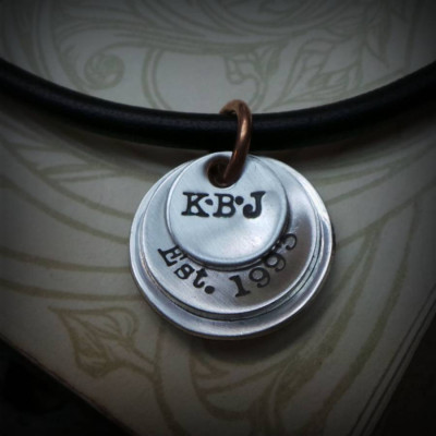 Mens Flippy Disk Necklace - Handmade By AOL Special