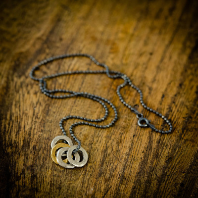 Mens Family Eternity Necklace - Handmade By AOL Special