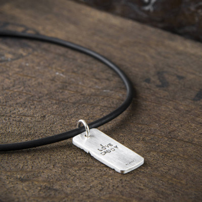 Mens Strike Silver Pendant - Handmade By AOL Special