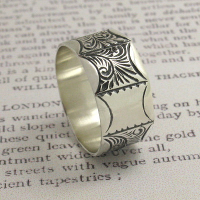 Mens Victorian Style Ring - Handmade By AOL Special