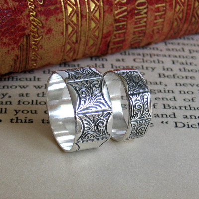 Mens Victorian Style Ring - Handmade By AOL Special