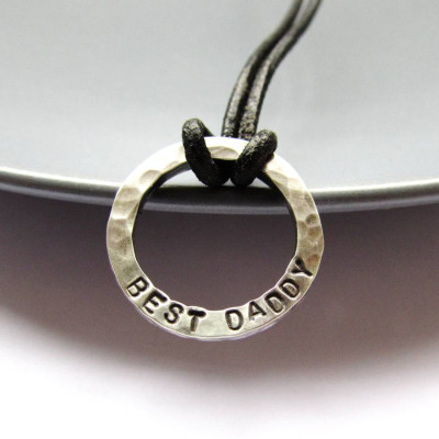Mini Personalized Dad Necklace - Handmade By AOL Special