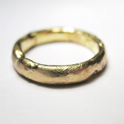 18ct Gold Organic Ring - Handmade By AOL Special