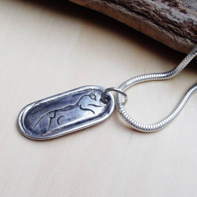 Uffington Horse Silver Pendant - Handmade By AOL Special