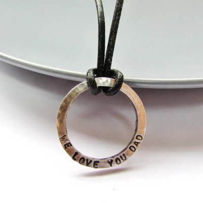 Personalized Daddy Necklace - Handmade By AOL Special