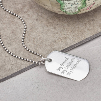 Personalized Location Coordinates Silver Necklace - Handmade By AOL Special