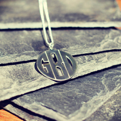 Personalized Mens Monogram Necklace - Handmade By AOL Special