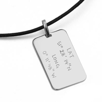 Mens Personalized Dog Tag Necklace - Handmade By AOL Special