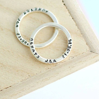 Personalized Message Ring - Handmade By AOL Special