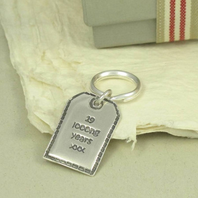Personalized Silver Designer Label - Handmade By AOL Special