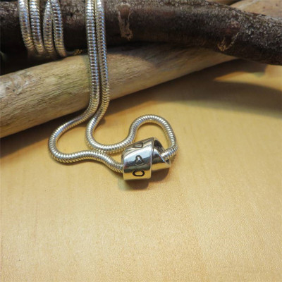Personalized Silver Infinity Knot Necklace - Handmade By AOL Special