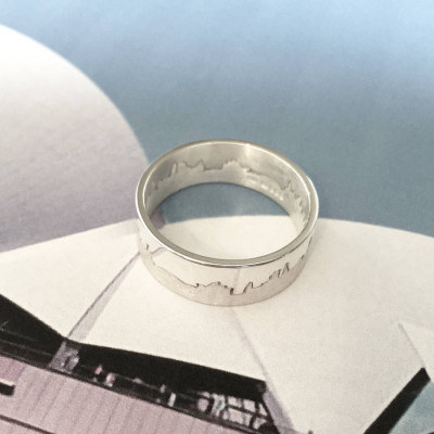 Personalized City Skyline Ring - Handmade By AOL Special