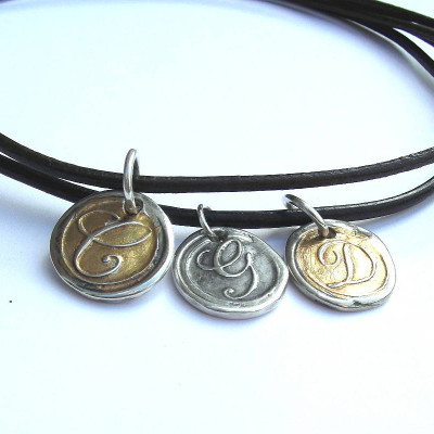 Personalized Wax Seal Pendant - Handmade By AOL Special