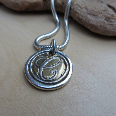 Personalized Wax Seal Pendant - Handmade By AOL Special