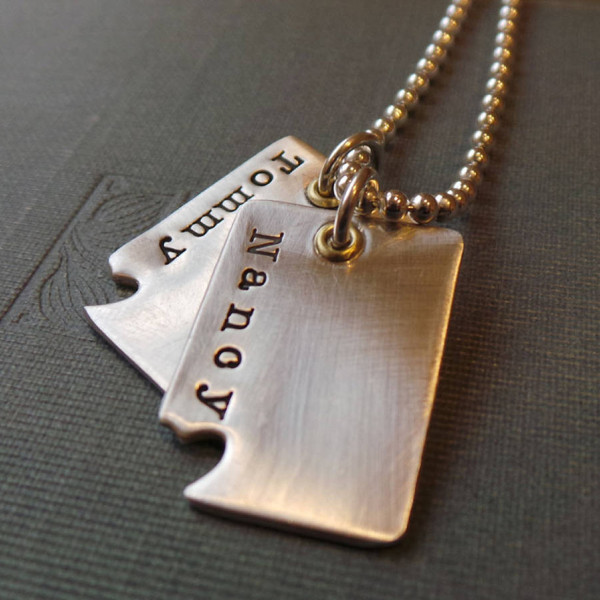 Piece Of My Heart Dog Tags - Handmade By AOL Special