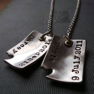 Piece Of My Heart Dog Tags - Handmade By AOL Special