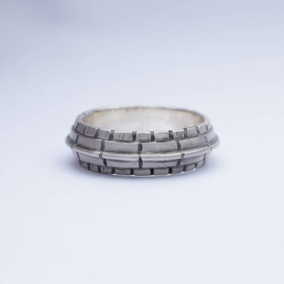 Roof Silver Ring - Handmade By AOL Special
