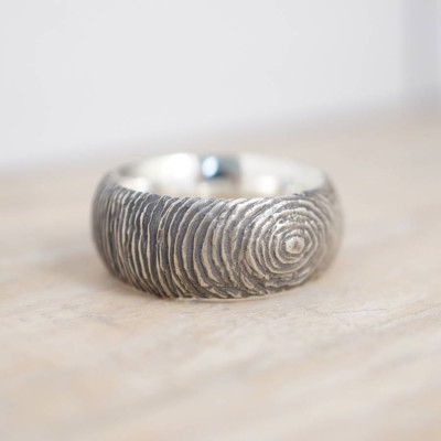 Silver Slate Ring - Handmade By AOL Special