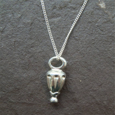 Silver Toggle Hot Air Balloon Pendant - Handmade By AOL Special
