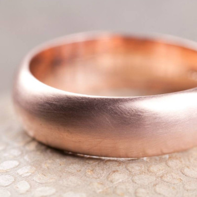 Simple Handmade Mens Wedding Ring In 18ct Gold - Handmade By AOL Special