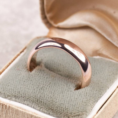 Simple Handmade Mens Wedding Ring In 18ct Gold - Handmade By AOL Special