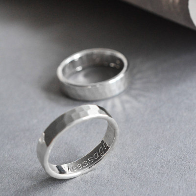 Sterling Silver Secret Message Ring - Handmade By AOL Special