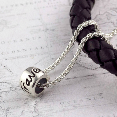 Travel Safe Solid Silver Mojo Charm - Handmade By AOL Special