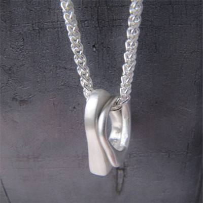 U And Me To Infinity Silver Pendants - Handmade By AOL Special