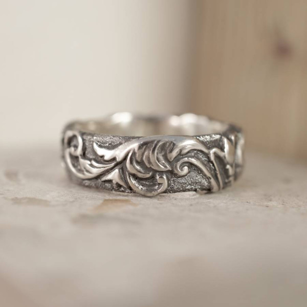 Victorian Scroll Ring - Handmade By AOL Special