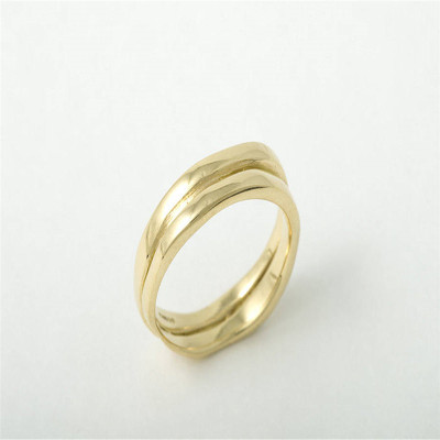18ct Gold Wedding Ring - Handmade By AOL Special