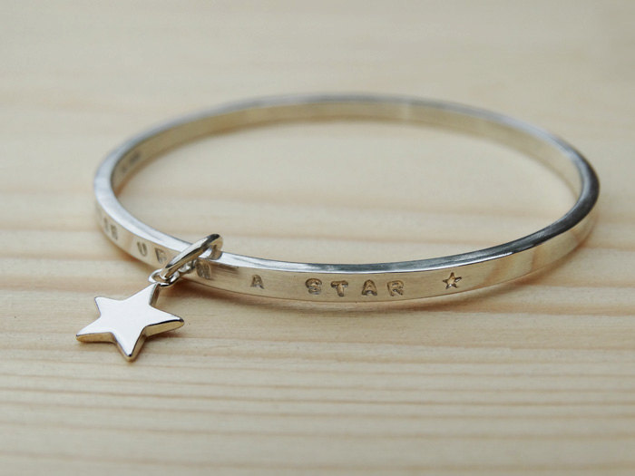 Child's Silver Bracelet  'Wish Upon A Star' - Sterling Silver