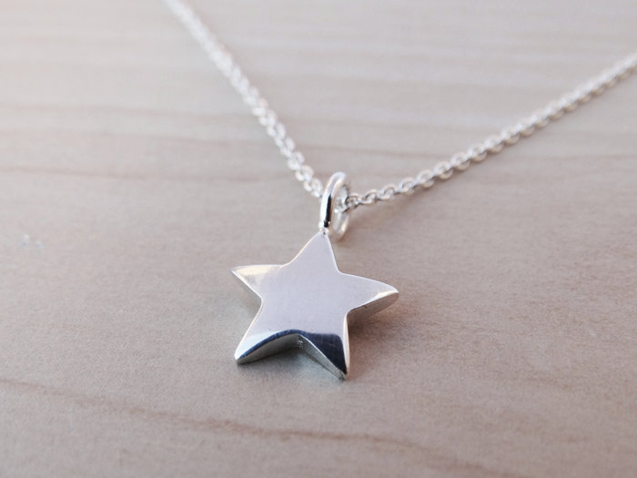 Little Silver Star Necklace - Sterling Silver