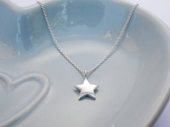 Little Silver Star Necklace - Sterling Silver