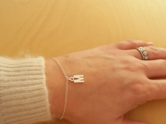 Mini Monogram Silver Bracelet SALE
