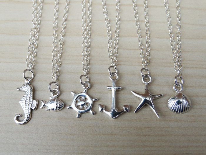Nautical Silver Anklet - Sterling Silver