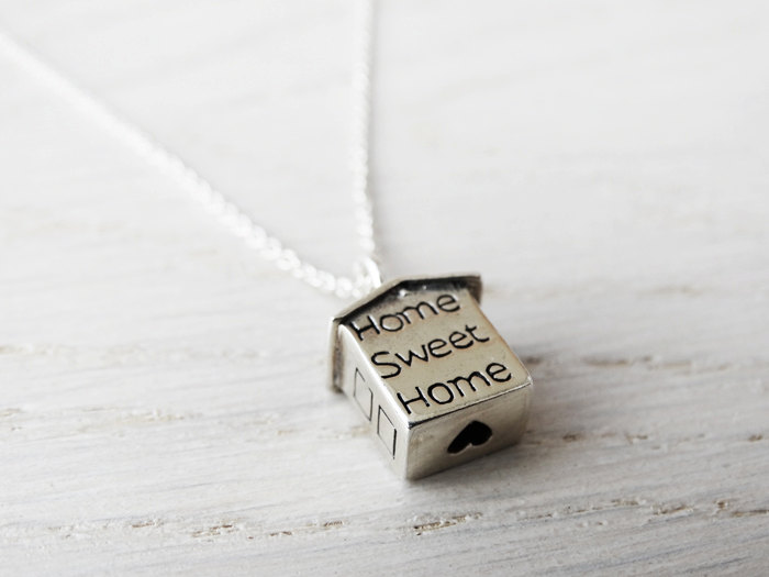 Silver House Necklace - Sterling Silver