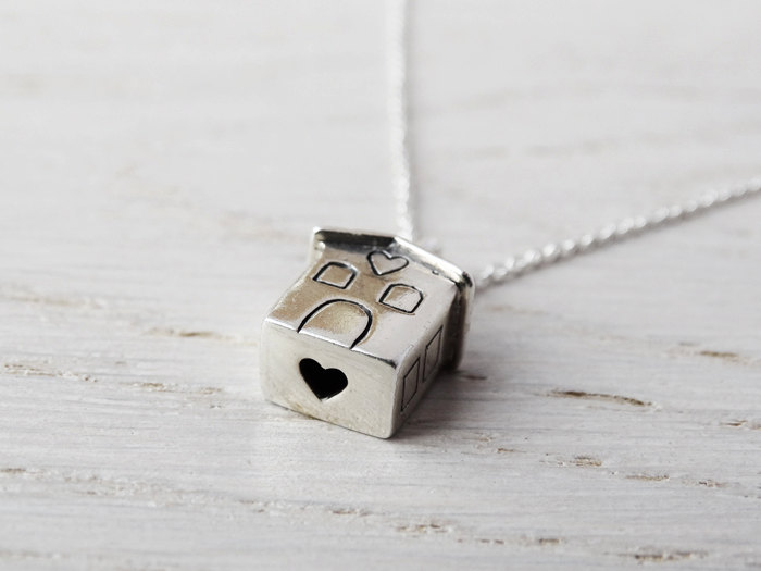 Silver House Necklace - Sterling Silver