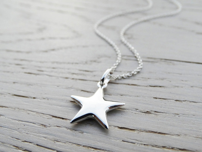 Silver Star Necklace - Sterling Silver