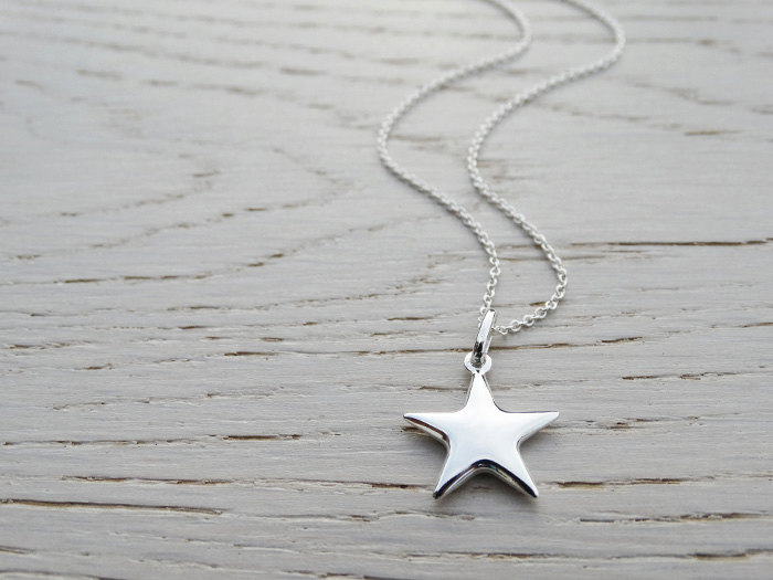 Silver Star Necklace - Sterling Silver